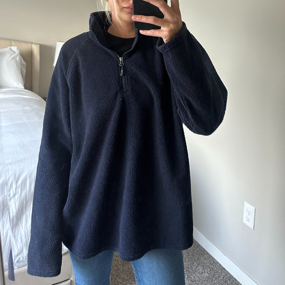 Blue Fleece Quarter Zip